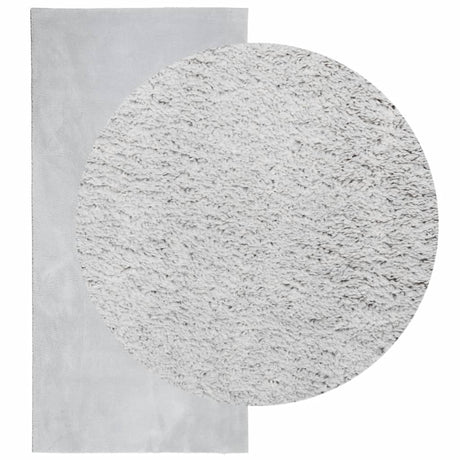 Vidaxx tapis huarte poils courts doux lavable 100x200 cm gris