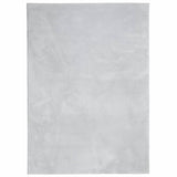 Vidaxx tapis huarte poils courts doux lavable 140x200 cm gris