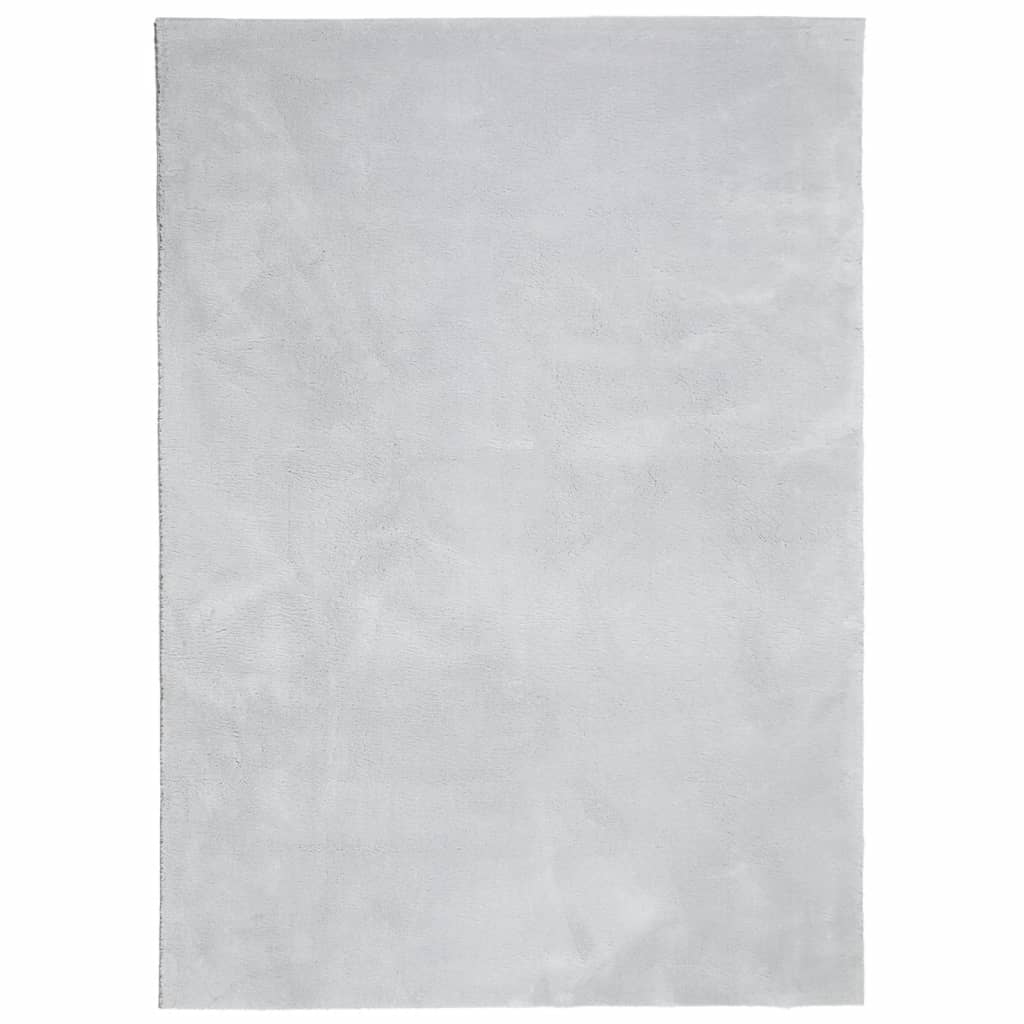 Vidaxl Rug Huarte Low -Pole Soft Washable 140x200 cm grå