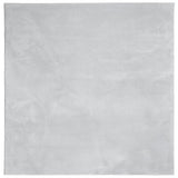 Vidaxx tapis huarte poils courts doux lavable 160x160 cm gris