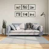 Vidaxx tapis huarte poils courts doux lavable 160x160 cm gris
