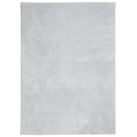 Vidaxx tapis huarte poils courts doux lavable 160x230 cm gris