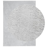 Vidaxx tapis huarte poils courts doux lavable 160x230 cm gris