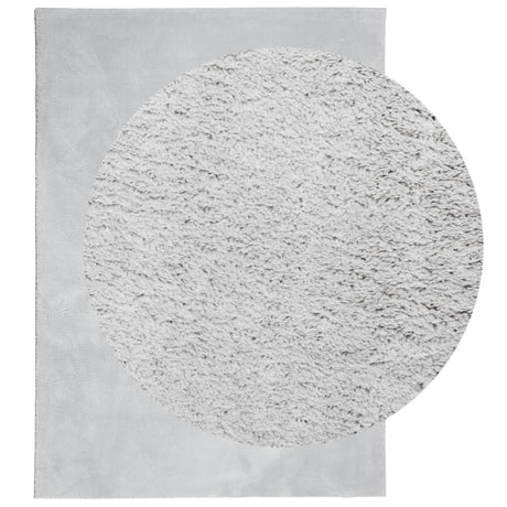 Vidaxx tapis huarte poils courts doux lavable 160x230 cm gris