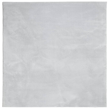 Vidaxx tapis huarte poils courts doux lavable 200x200 cm gris