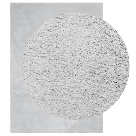 Vidaxx tapis huarte poils courts doux lavable 200x280 cm gris