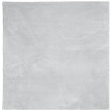 Vidaxx tapis huarte poils courts doux lavable 240x240 cm gris
