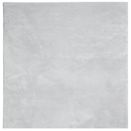 Vidaxx tapis huarte poils courts doux lavable 240x240 cm gris