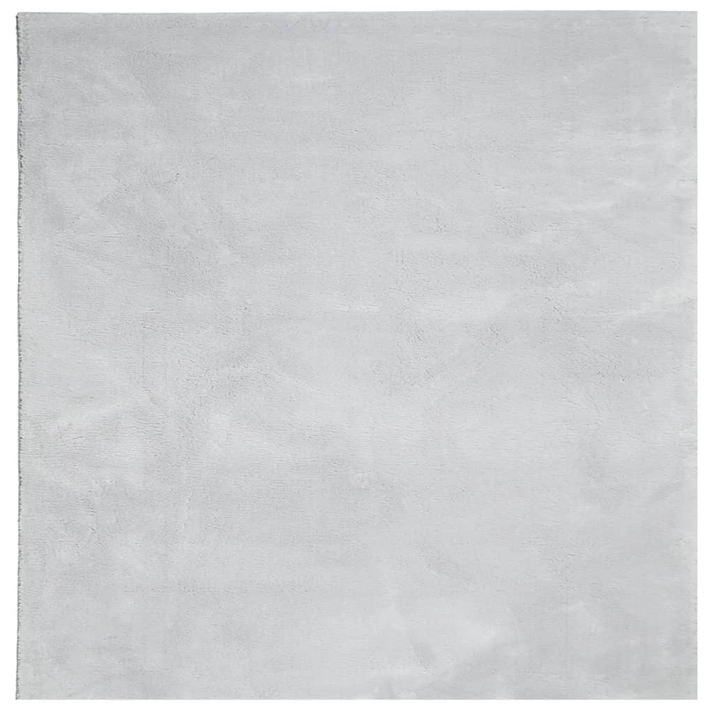 VIDAXL RAG HUARTE -POLOLE -POLOLE SOLABILE MORSE 240x240 cm Grigio