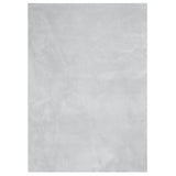Vidaxx tapis huarte poils courts doux lavable 240x340 cm gris