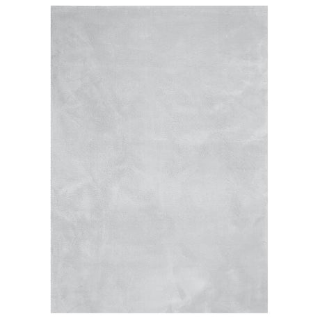 Vidaxx tapis huarte poils courts doux lavable 240x340 cm gris
