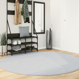 Tapis vidaxl Huarte Low-Pole Soft Lavable Ø 200 cm Gray