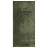 VidaXL tapis huarte poils courts doux lavable 100x200 cm vert forêt