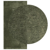 VidaXL tapis huarte poils courts doux lavable 100x200 cm vert forêt