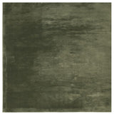 VidaXL tapis huarte poils courts doux lavable 120x120 cm vert forêt