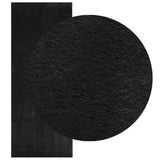 Vidaxx tapis huarte poils courts doux lavable 80x200 cm noir