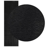 Vidaxx tapis huarte poils courts doux lavable 80x250 cm noir