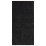 Vidaxx tapis huarte poils courts doux lavable 100x200 cm noir