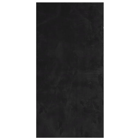 Vidaxx tapis huarte poils courts doux lavable 100x200 cm noir