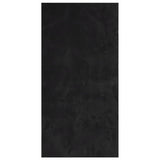 Tapis vidaxl Huarte Low-Pole Soft Soft Lavable 100x200 cm noir