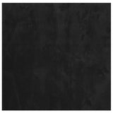 Vidaxx tapis huarte poils courts doux lavable 120x120 cm noir