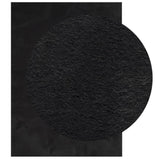 Vidaxx tapis huarte poils courts doux lavable 120x170 cm noir