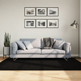 Vidaxx tapis huarte poils courts doux lavable 140x200 cm noir