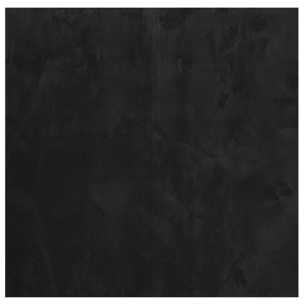 Vidaxl rug Huarte low -pole soft washable 160x160 cm black