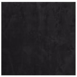 Tapis vidaxl Huarte Low-Pole Soft Soft Lavable 160x160 cm noir