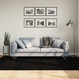 Vidaxx tapis huarte poils courts doux lavable 160x230 cm noir