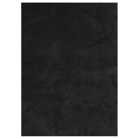 VidaXL tapis huarte poils courts doux lavable 200x280 cm noir