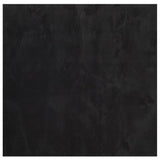 Vidaxx tapis huarte poils courts doux lavable 240x240 cm noir