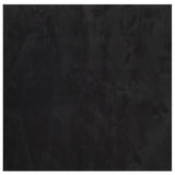 VIDAXL RUG HUARTE -POLOLE -POLOLE SOLABILE MORSE 240x240 cm Nero