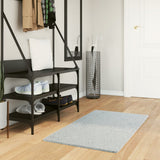 VidaXL tapis huarte poils courts doux lavable 60x110 cm bleu