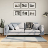 VidaXL tapis huarte poils courts doux lavable 80x150 cm bleu