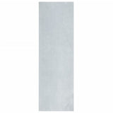 VidaXL tapis huarte poils courts doux lavable 80x250 cm bleu