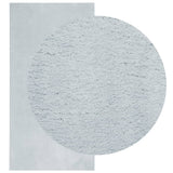 VidaXL tapis huarte poils courts doux lavable 100x200 cm bleu