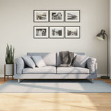 VidaXL tapis huarte poils courts doux lavable 100x200 cm bleu