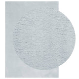 VidaXL tapis huarte poils courts doux lavable 120x170 cm bleu