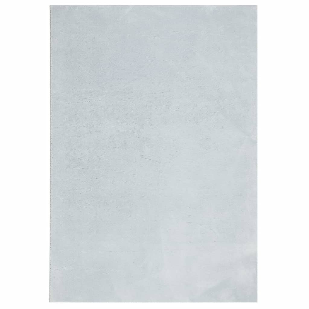 VIDAXL RUG HUARTE -POLOLE -POLOLE SOLABILE MORSE 140X200 CM BLU