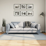 VidaXL tapis huarte poils courts doux lavable 140x200 cm bleu