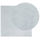 VidaXL tapis huarte poils courts doux lavable 200x200 cm bleu
