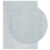 VidaXL tapis huarte poils courts doux lavable 240x340 cm bleu