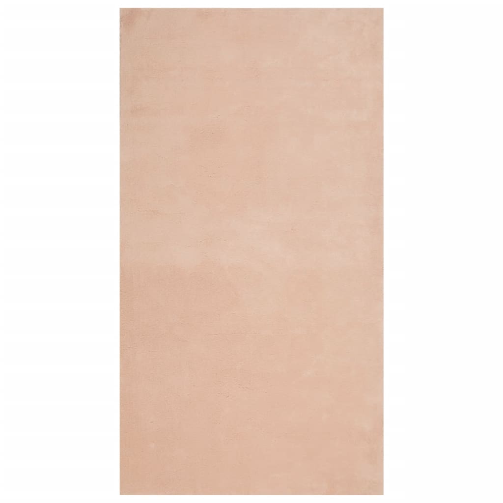 Vidaxl rug Huarte low -pile soft washable 60x110 cm pink