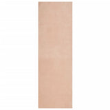 VidaXL tapis huarte poils courts doux lavable 80x250 cm rose