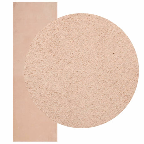 VidaXL tapis huarte poils courts doux lavable 80x250 cm rose