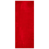 Tapis vidaxl Huarte Low -Pile Soft Soft Wasable 80x200 cm rouge