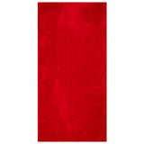VidaXL tapis huarte poils courts doux lavable 100x200 cm rouge
