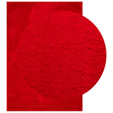 VidaXL tapis huarte poils courts doux lavable 160x230 cm rouge