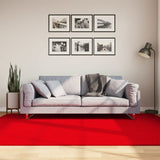 VidaXL tapis huarte poils courts doux lavable 160x230 cm rouge